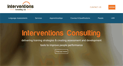 Desktop Screenshot of interventionsconsulting.com